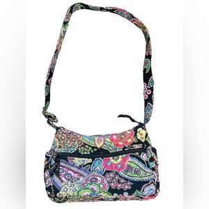 Vera Bradley floral paisley crossbody purse bag